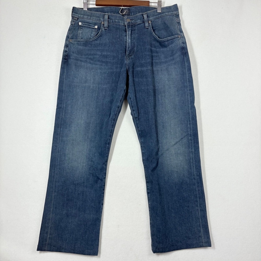 Citizens of Humanity Mens Perfect Casual Straight Jeans Dark Wash Classic‎ 34x29